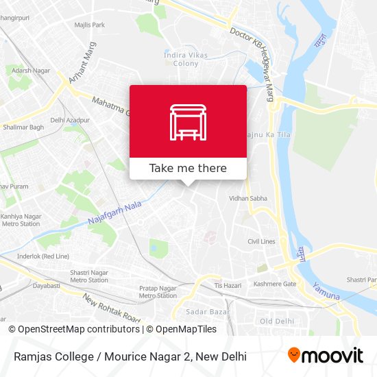 Ramjas College / Mourice Nagar 2 map