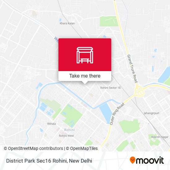 District Park Sec16 Rohini map