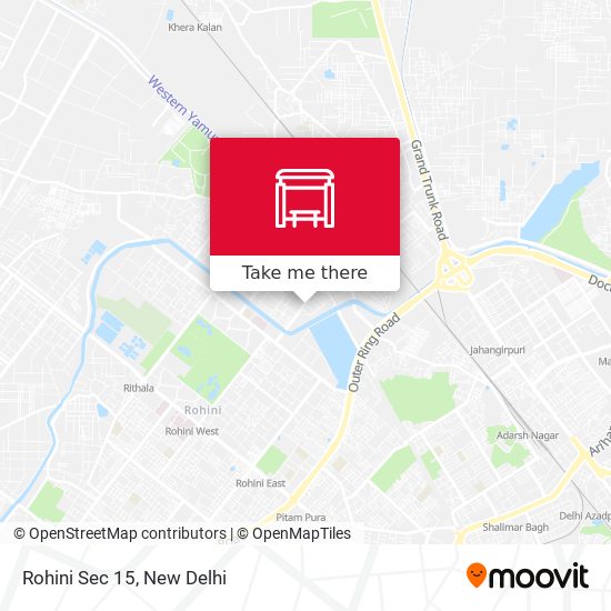 Rohini Sec 15 map