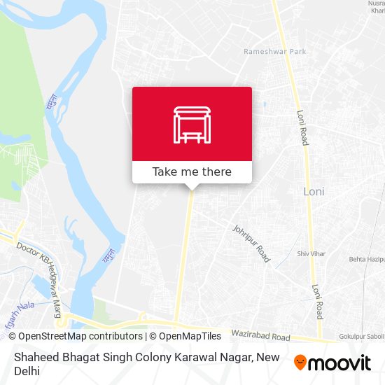 Shaheed Bhagat Singh Colony Karawal Nagar map