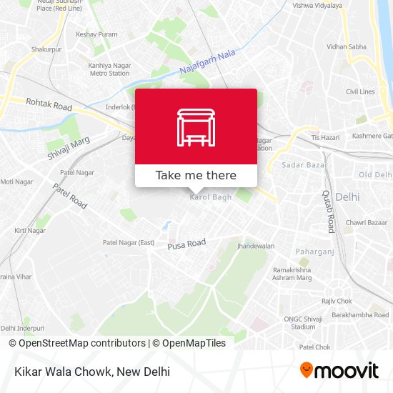 Kikar Wala Chowk map