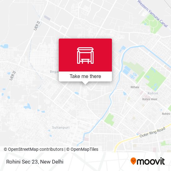 Rohini Sec 23 map