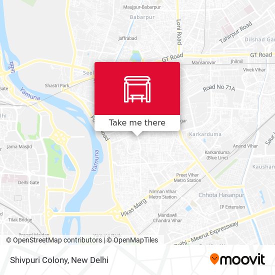 Shivpuri Colony map