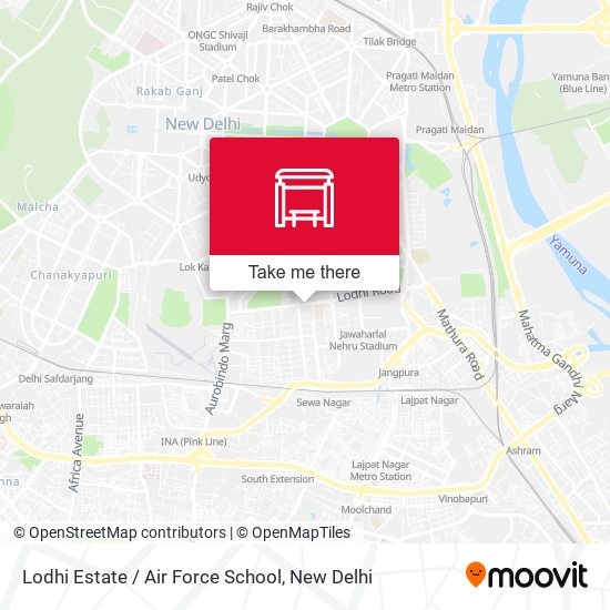 Lodhi Estate / Air Force School map