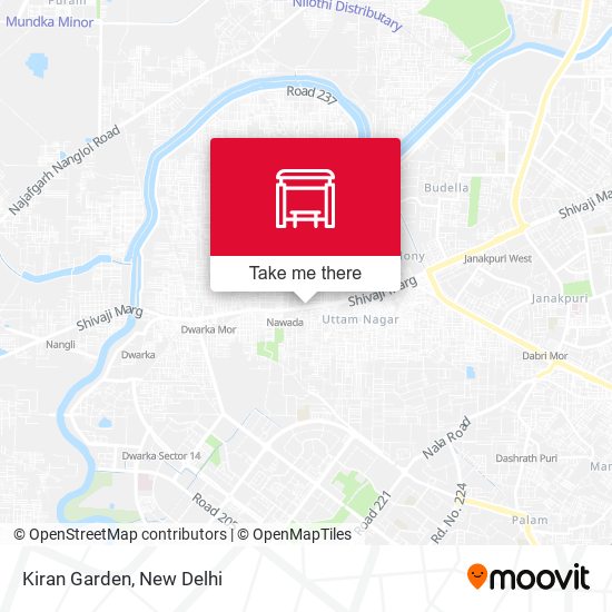 Kiran Garden map