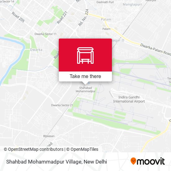 Shahbad Mohammadpur Village map