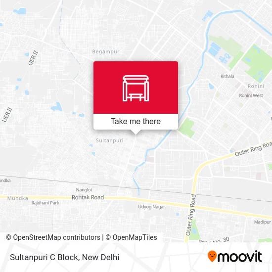 Sultanpuri C Block map
