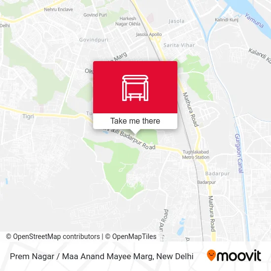 Prem Nagar / Maa Anand Mayee Marg map