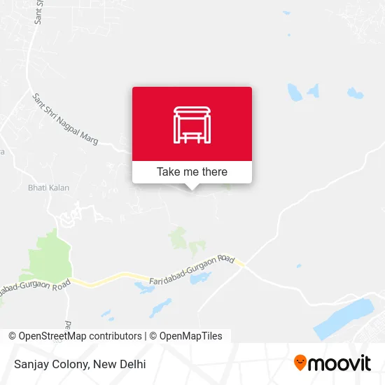 Sanjay Colony map