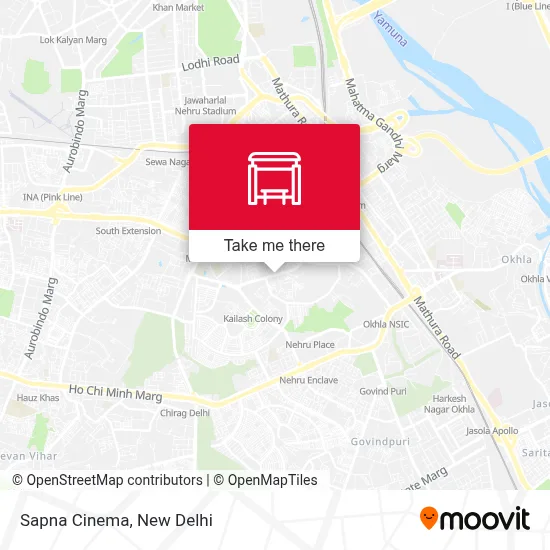 Sapna Cinema map