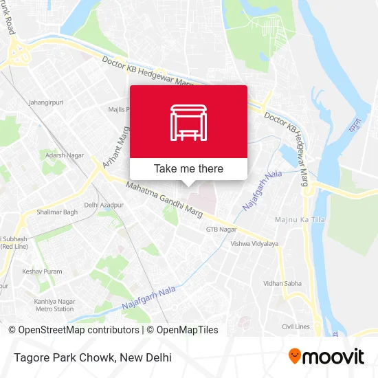 Tagore Park Chowk map