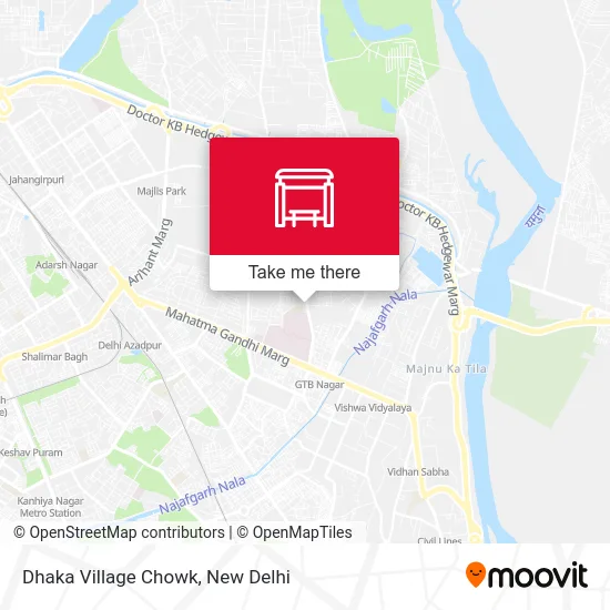 Dhaka Village Chowk map