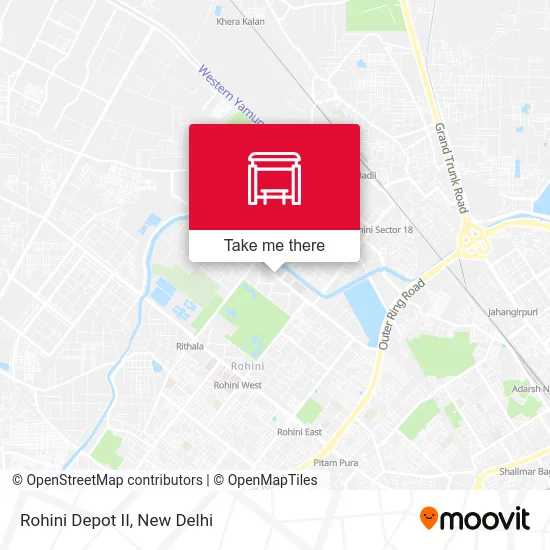 Rohini Depot II map