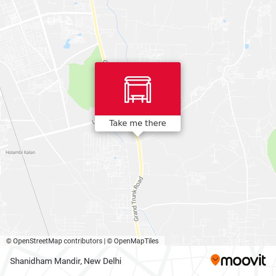 Shanidham Mandir map