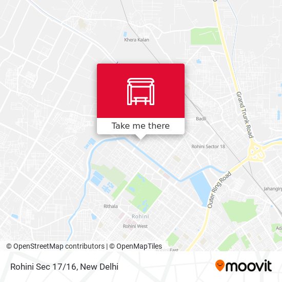 Rohini Sec 17/16 map