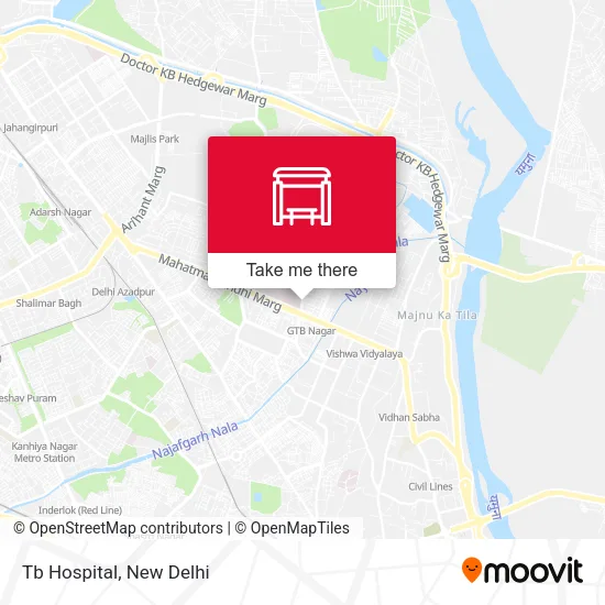 Tb Hospital map
