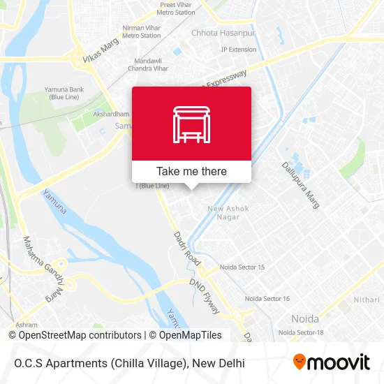 O.C.S Apartments (Chilla Village) map