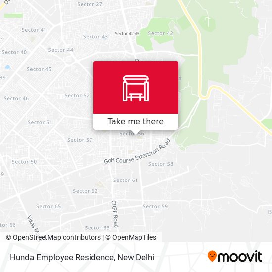 Hunda Employee Residence map