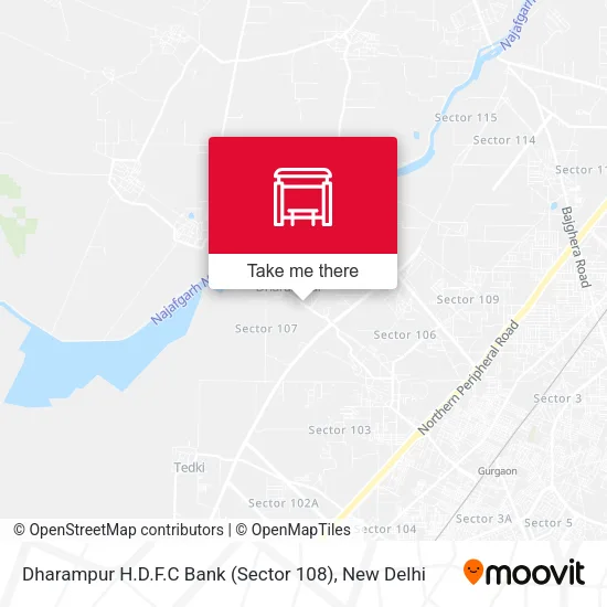 Dharampur H.D.F.C Bank (Sector 108) map