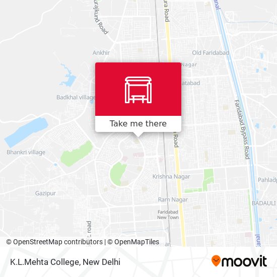 K.L.Mehta College map