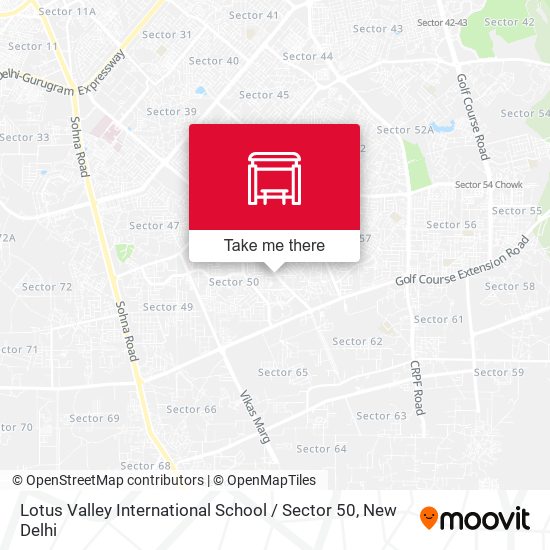 Lotus Valley International School / Sector 50 map