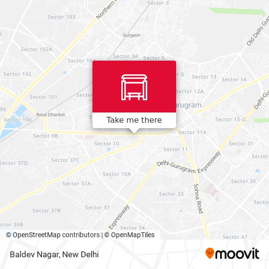 Baldev Nagar map