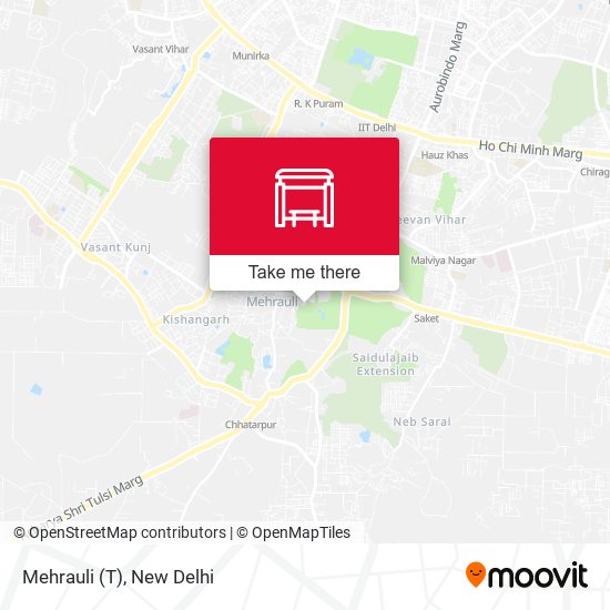 Mehrauli (T) map