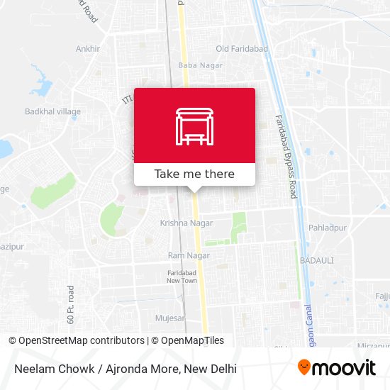 Neelam Chowk / Ajronda More map
