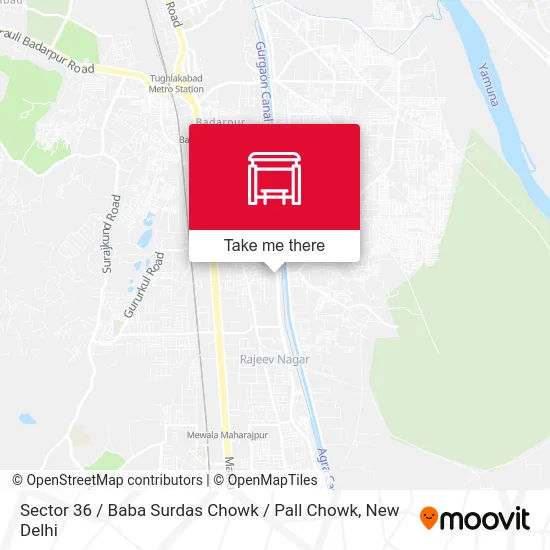 Sector 36 / Baba Surdas Chowk / Pall Chowk map