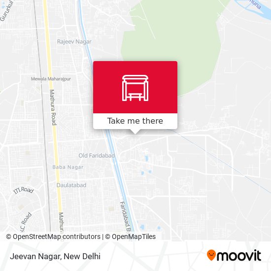 Jeevan Nagar map