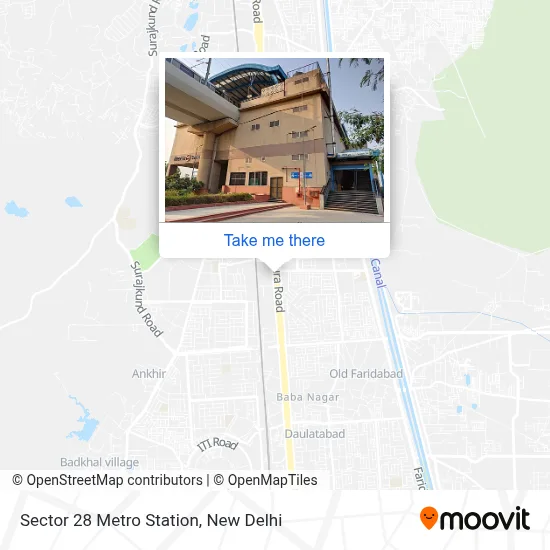 Sector 28 Metro Station map