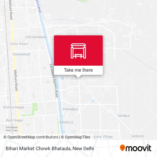 Bihari Market Chowk Bhataula map