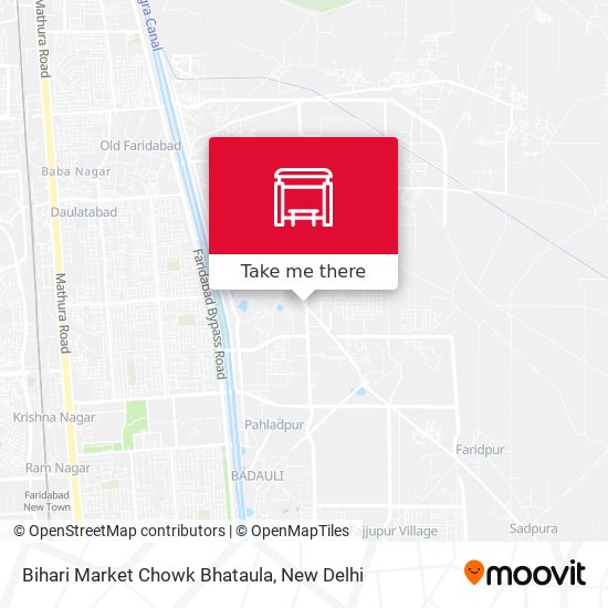 Bihari Market Chowk Bhataula map