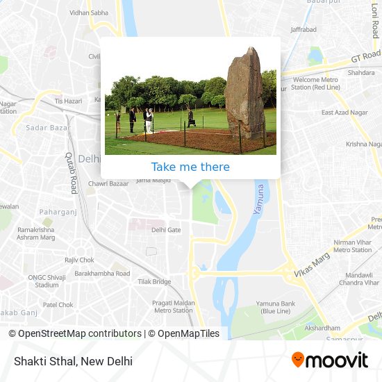 Shakti Sthal map