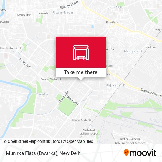 Munirka Flats (Dwarka) map