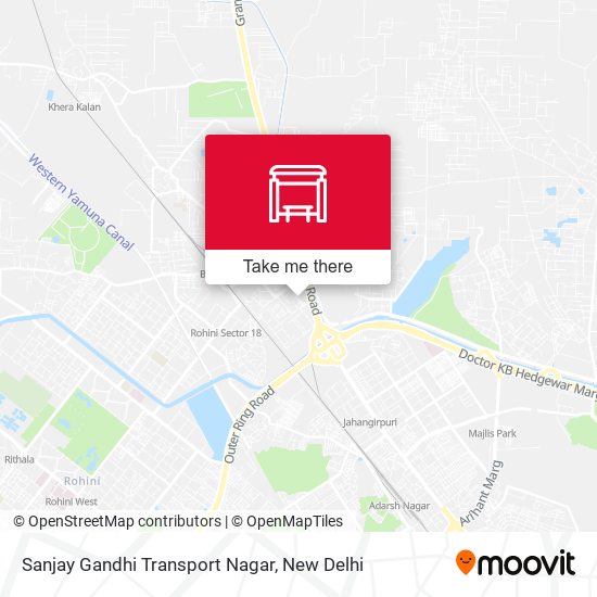 Sanjay Gandhi Transport Nagar map