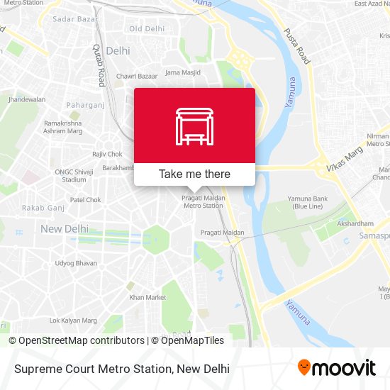 Supreme Court Metro Station map