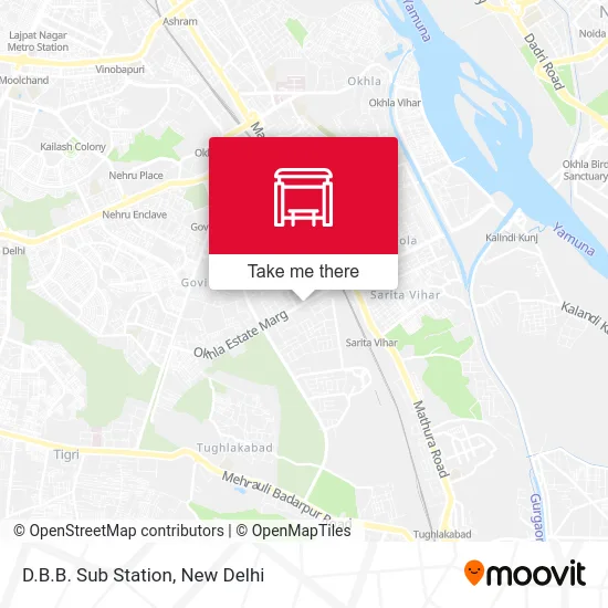 D.B.B. Sub Station map