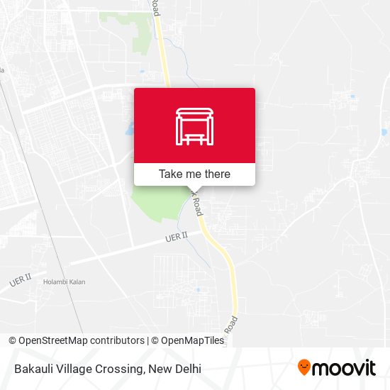 Bakauli Village Crossing map