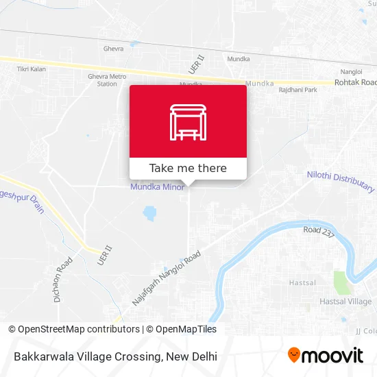 Bakkarwala Village Crossing map