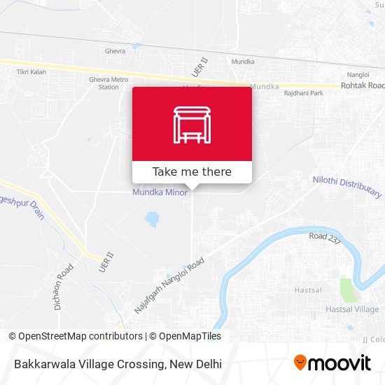 Bakkarwala Village Crossing map