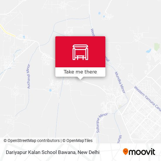 Dariyapur Kalan School Bawana map