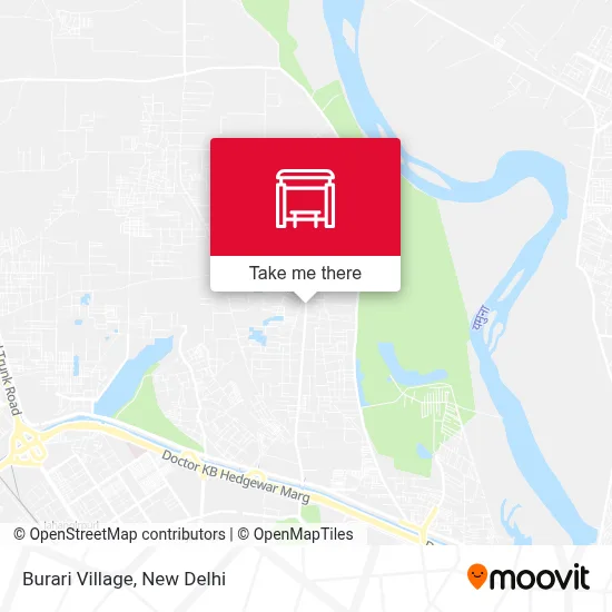 Burari Village map