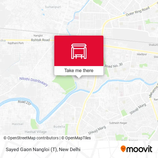 Sayed Gaon Nangloi (T) map