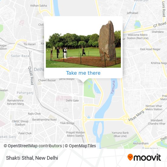 Shakti Sthal map