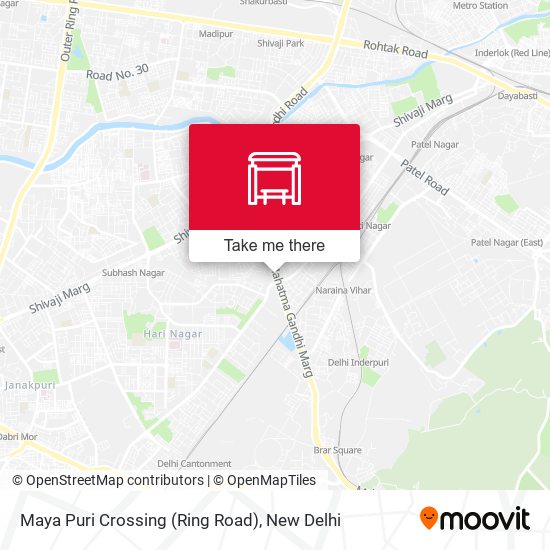 Maya Puri Crossing (Ring Road) map