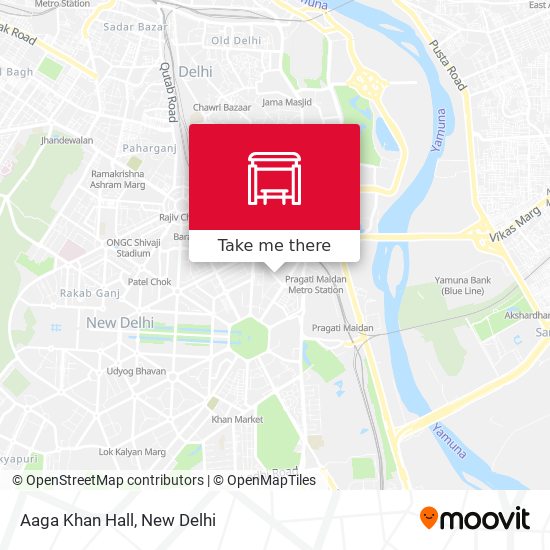 Aaga Khan Hall map