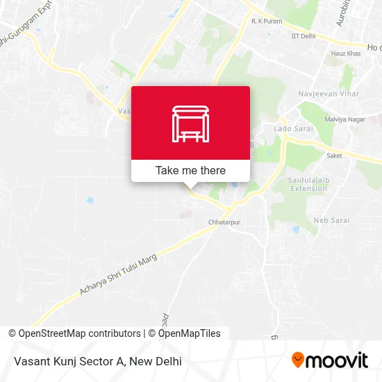 Vasant Kunj Sec-A map
