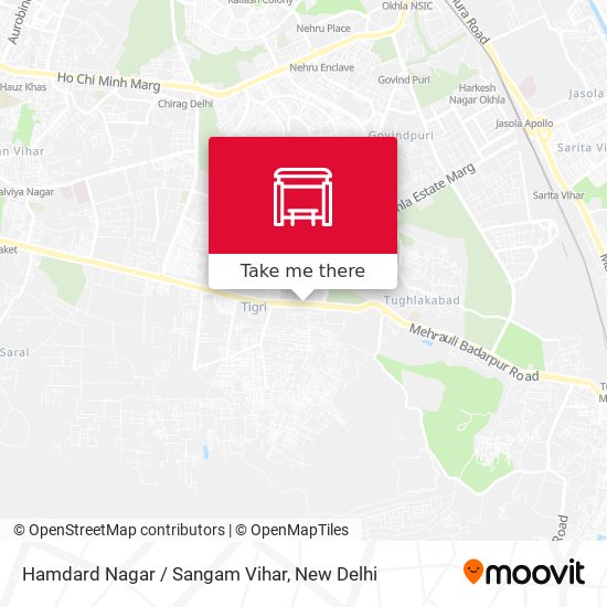Hamdard Nagar / Sangam Vihar map