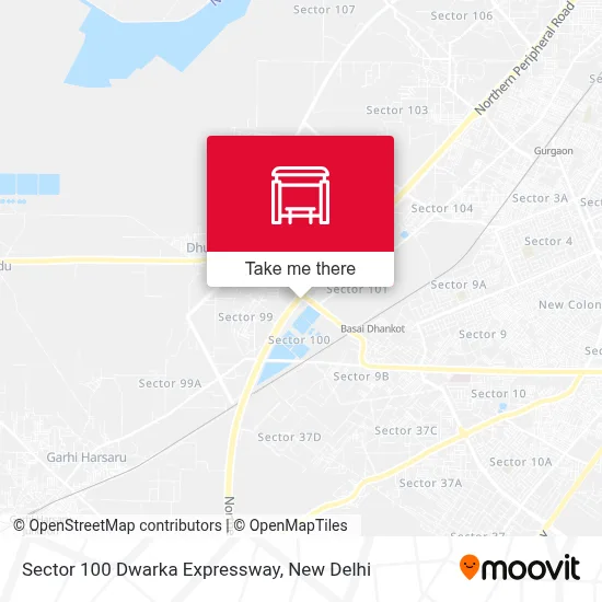 Sector 100 Dwarka Expressway map